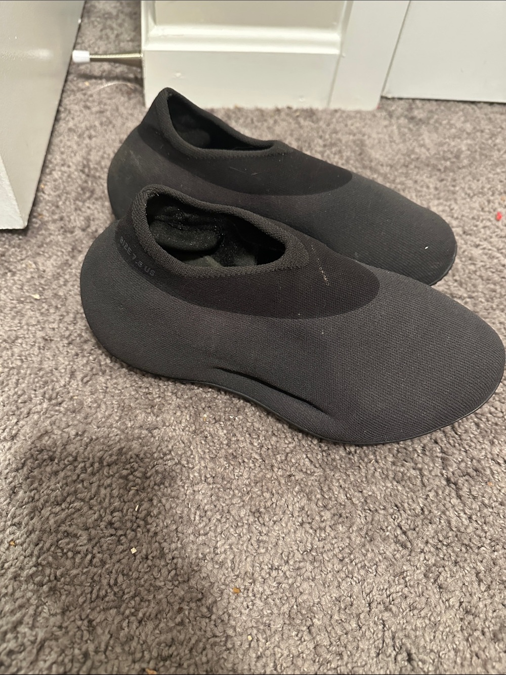 Yeezy Black Knit Slip-On Shoe